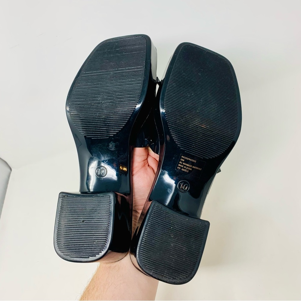 Madden Girl Paccer Studded Platform Sandal Black Size 10 - Picture 8 of 9